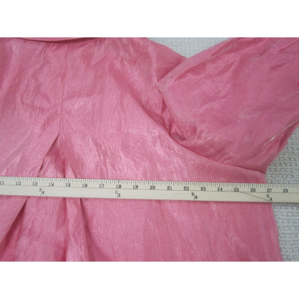 Ruby Rd. Vibrant Pink Button Down Blouse - Picture 5 of 7